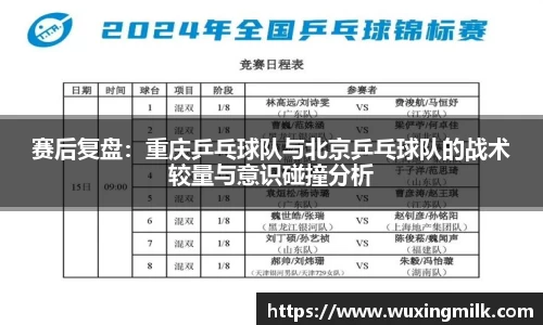赛后复盘：重庆乒乓球队与北京乒乓球队的战术较量与意识碰撞分析