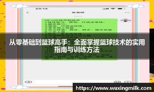 从零基础到篮球高手：全面掌握篮球技术的实用指南与训练方法