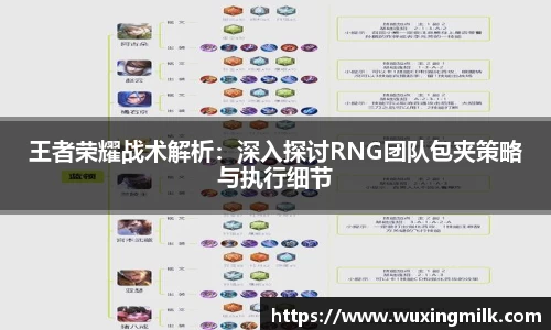 王者荣耀战术解析：深入探讨RNG团队包夹策略与执行细节