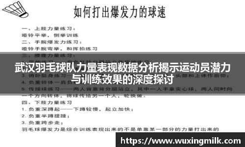 武汉羽毛球队力量表现数据分析揭示运动员潜力与训练效果的深度探讨