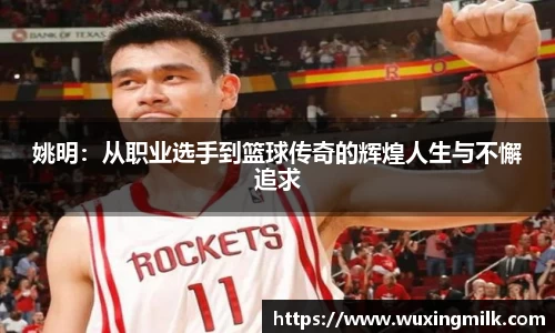 姚明：从职业选手到篮球传奇的辉煌人生与不懈追求